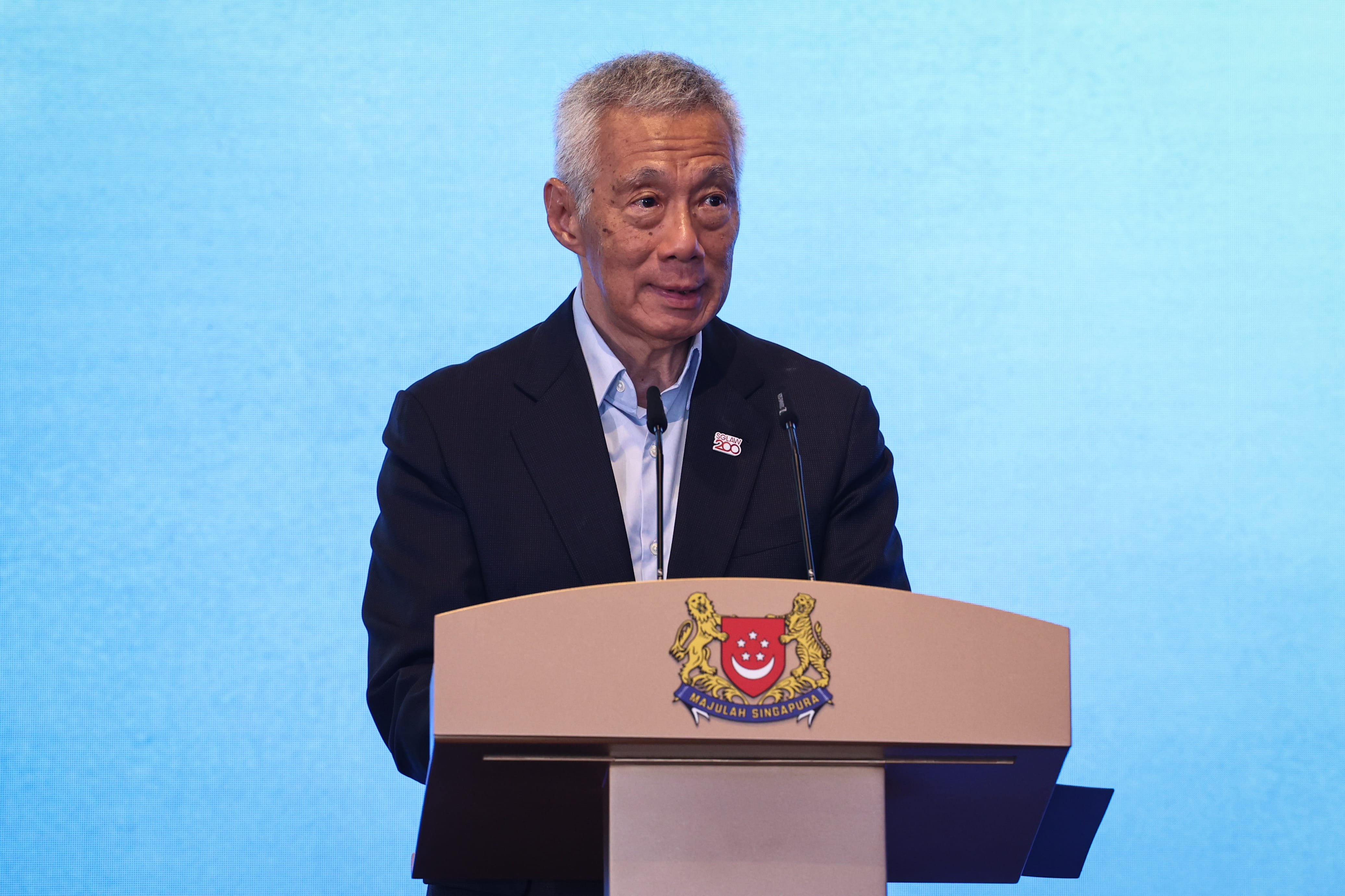 Photo of SM Lee Hsien Loong at the Launch of the "25 Years of Legal Reform in Singapore" Book Series 20260728